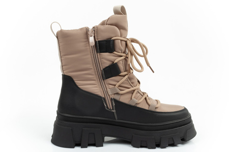 Lee Cooper Damen-Schneestiefel [LCJ-24-47-3143L], Beige.