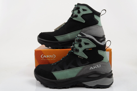 Aku Damen-Wanderschuhe Adapta Gore-Tex Leder, Schwarz/Grün