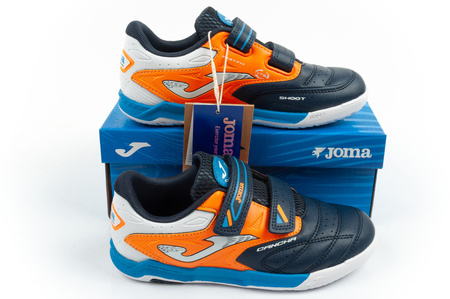Joma Cancha JR 2633 Hallenfußballschuhe für Kinder mit Klettverschluss