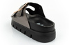 Lee Cooper Damen-Slipper, silberne Flip-Flops, bequeme und modische Plateau-Sandalen