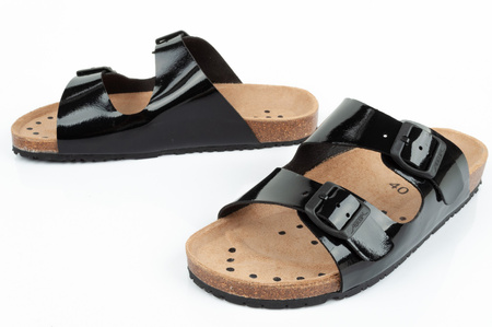 Abeba Sandalen Arbeit Flip Flops Schwarz [8088]