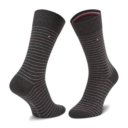 Tommy Hilfiger Herrensocken [100001496 201] 2 PACK, grau.