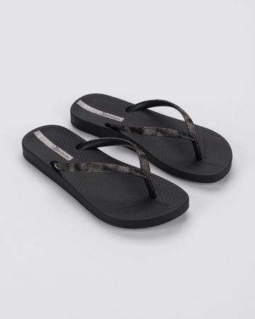 Ipanema Mesh IX Damen-Flip-Flops, bequem, Schwarz