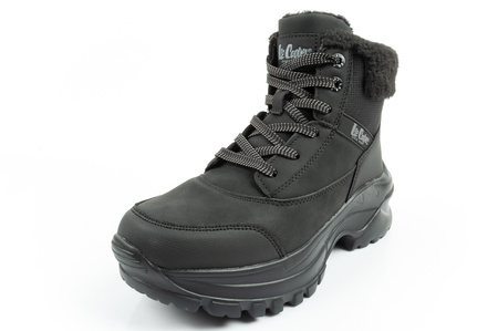 Lee Cooper Damen Winter-Wanderschuhe, Schwarz, Schnürschuh