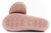 Scholl Creamy Bootie Damen-Hausschuhe [F301471023] isoliert, rosa.