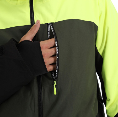 O'Neill Herren Wintersportjacke Carbonite Snowboard Ski 10K Grün Schwarz