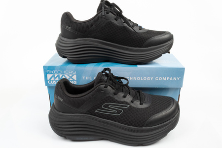 Skechers Damen-Laufschuhe mit Max Cushioning, Leichtes Schwarz