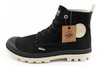 Palladium Pampa Chrome High-Top-Sneaker für Herren in Schwarz