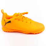 Puma Future 8 Play TT Kinder-Fußballschuhe für Kunstrasen, Orange