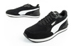 Puma ST Runner v4 Herren-Sneaker aus schwarzem Leder