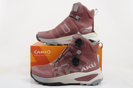 Aku Damen-Wanderschuhe Furiosa BOA GTX Vibram Sport, modisches Pink und Grau