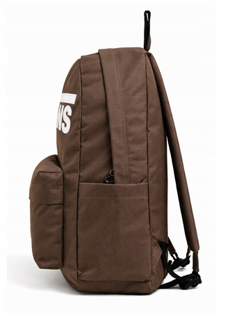 Vans Old Skool Drop Schulrucksack, Sportliches Braun, Klassischer City-Style, 22 l