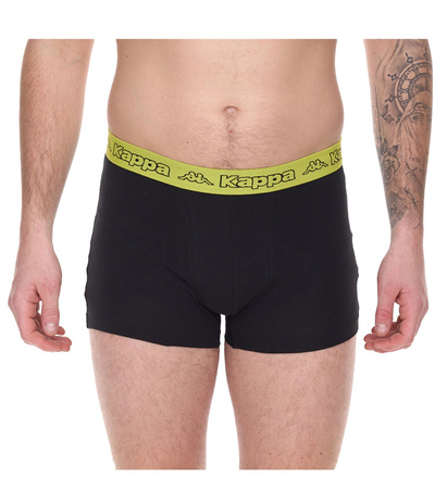 Kappa Herren Boxershorts [351K1JW ADO] 2er Pack, schwarz.