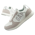 Gap Damen-Sneaker „Nashville Arch Logo“, modisch, bequem, Weiß, Beige