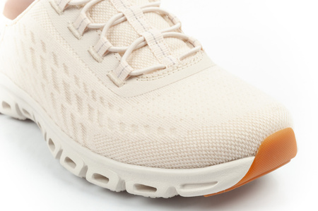 Skechers Glide-Step Damen-Sneaker, bequeme Slipper in Ecru