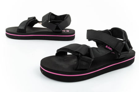 Lee Cooper Damen-Sandalen mit Klettverschluss für den Sommer – Leichte Strandsandalen