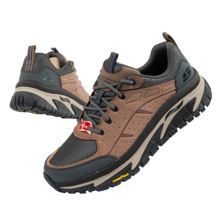 Skechers Arch Fit Road Walker Vernal Herren-Sportschuhe [237488/BRMT], braun.