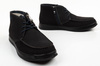 Elegante Herren-Ankle-Boots aus Leder mit Reißverschluss in Marineblau von Lee Cooper