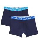 Puma Herren-Boxershorts, 2er-Pack, Marineblau, bequeme Baumwolle