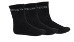 Kappa schwarz lange Socken [34113IW 901] 3er-Pack