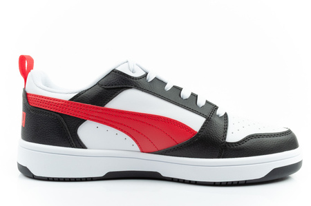 Puma Rebound v6 Herren-Sneaker, modisch, bequem, Weiß, Schwarz, Rot