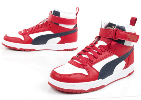 Puma RBD Game Herren-Sportschuhe [385839 23], Rot, Weiß und Schwarz.