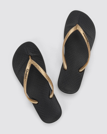 Ipanema Anatomica Flip-Flops für Damen, modisch, bequem, schwarz, für den Strand [81030 BC706]