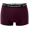 Le Coq Sportif Boxershorts Unterhosen Herren 3er-Pack schwarz grau weinrot