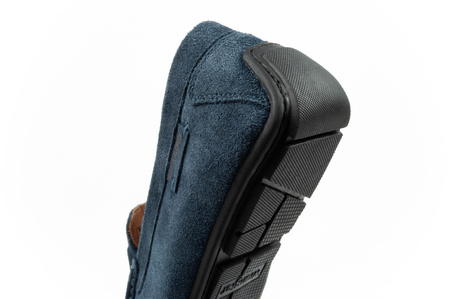 Wrangler Herrenschuhe, Maifield Wildleder-Loafer, Naturleder, Marineblau