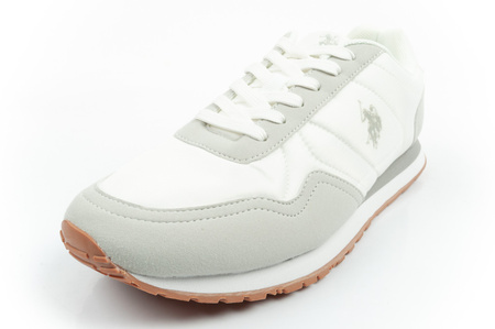 U.S. Polo Assn. Herren-Sneaker, modisch, bequem, weiß