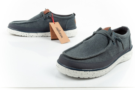 Wrangler Herrenschuhe, Makena Stone Mokassins, Blau, Modisches Marineblau