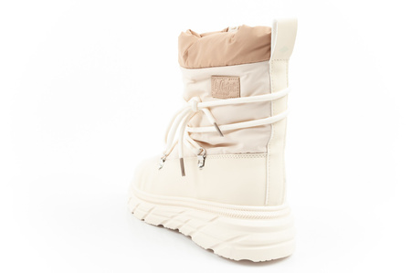 Lee Cooper Damen Winter-Wanderschuhe, isoliert, Beige und Creme