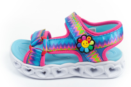 Skechers Kindersandalen [302675L/MLT] LED-Schuhe, mehrfarbig.
