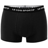 Le Coq Sportif Boxershorts Unterhosen Herren 3er-Pack schwarz grau weinrot