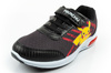 Leomil Kinder-Sportschuhe, leichte Pokémon-Sneaker mit Klettverschluss und LED-Beleuchtung, Schwarz