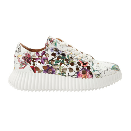 Lee Cooper Damen-Plateau-Sneaker mit Schnürung