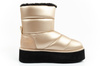 Karl Lagerfeld Thermo Damen Schneestiefel Stiefeletten mit Fell gold [KL48554 HGD]