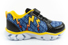 Leomil Kinder-Sportschuhe, leichte Pokémon-Sneaker mit Klettverschluss und LED-Beleuchtung, Schwarz und Gelb
