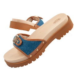 Scholl Pescura Iconic [F305492349] Damen Clogs, blau.