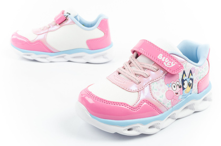 Leomil Bluey Kinder-Sneaker mit Klettverschluss und LED-Beleuchtung