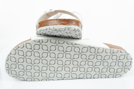 Abeba Sandalen Weiße Arbeits-Flip-Flops [8087]