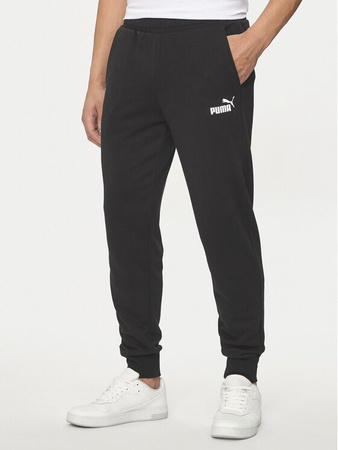 Puma Ess Logo Herren Sport Jogginghose schwarz Baumwolle [586716 01]