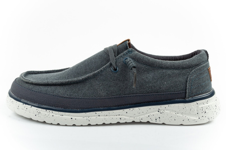 Wrangler Herrenschuhe, Makena Stone Mokassins, Blau, Modisches Marineblau