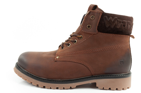 Wrangler Arch Herren Chelsea Boots, elegante Lederstiefelette, Dunkelbraun