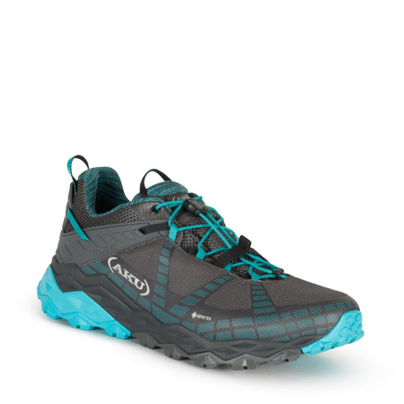 Aku Flyrock Gore-Tex Wanderschuhe für Damen, Strapazierfähig Grau-Blau