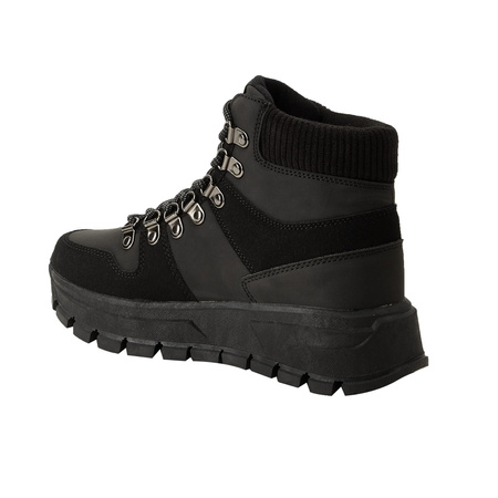 Lee Cooper Winter-Stiefeletten für Damen – sportlich, gefüttert, schwarz