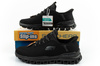Skechers Herren-Sneaker Glide-Step, bequeme und leichte schwarze Slipper