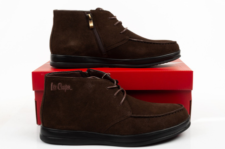 Elegante Herren-Ankle-Boots aus braunem Wildleder von Lee Cooper