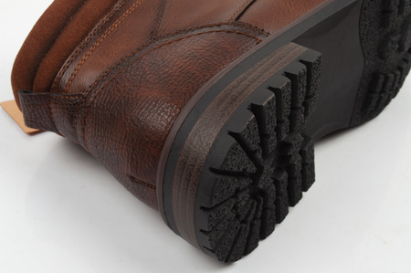 Wrangler Herrenschuhe George Brown Stiefelette mit Reißverschluss