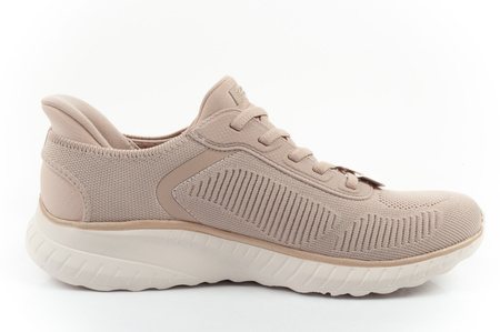 Skechers Bobs Squad Chaos Slip-Ins Damen-Sneaker Beige